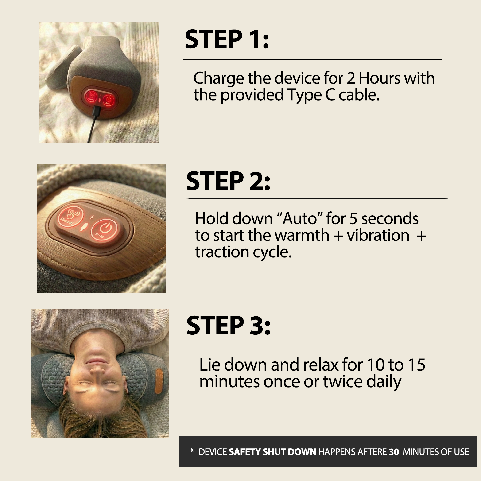 Cosseal Cloud | Therapeutic Neck Massager